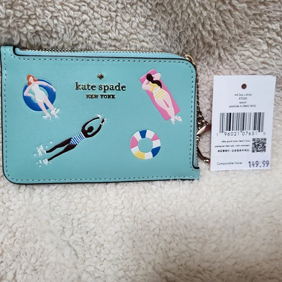 KATE SPADE ♠️ MEDIUM POOL FLOAT CARDHOLDER WALLET! - Picture 6 of 6